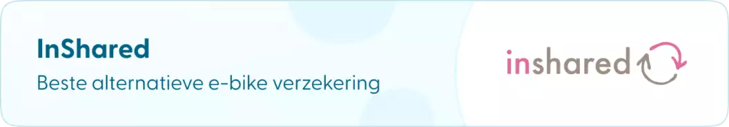 Inshared elektrische fietsverzekering banner