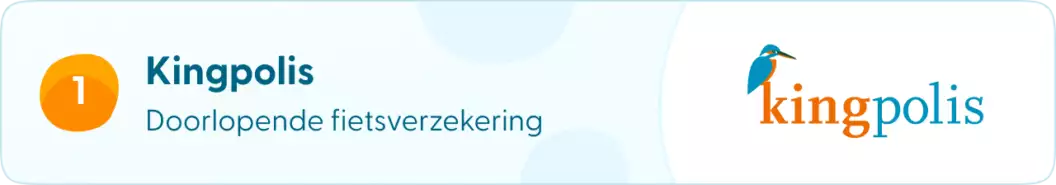 Kingpolis elektrische fietsverzekering banner