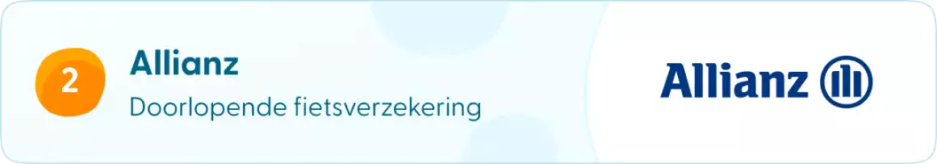 Allianz elektrische fietsverzekering banner