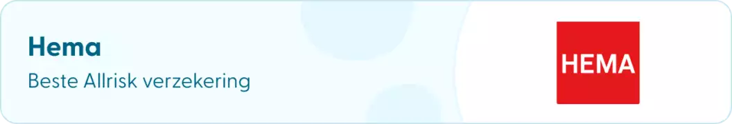 Banner van HEMA allrisk autoverzekering HEMA beste allrisk autoverzekering