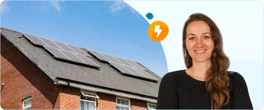 Beste keuze voor energie zonnepanelen Vrouw vergelijkt zonnepanelen