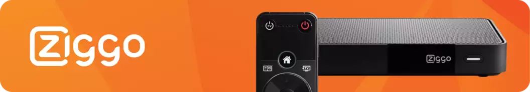 Banner met Ziggo logo