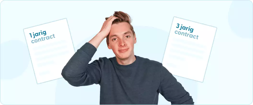Beste keuze vast energiecontract Man twijfelt over welk vast energiecontract te nemen