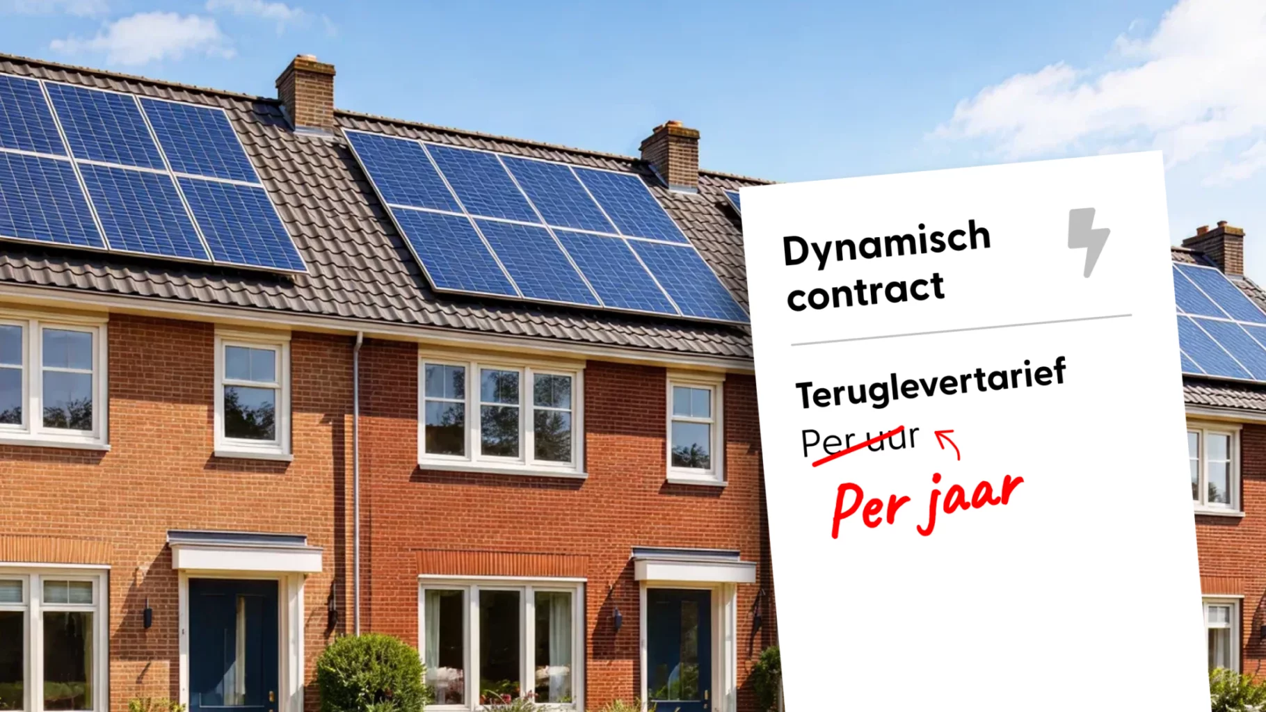 Zonnepanelen en dynamisch contract? Mogelijk recht op extra geld