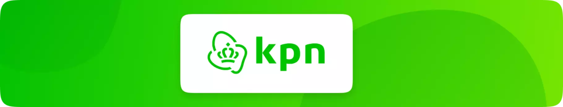 KPN 4G internet voor thuis Logo banner provider KPN