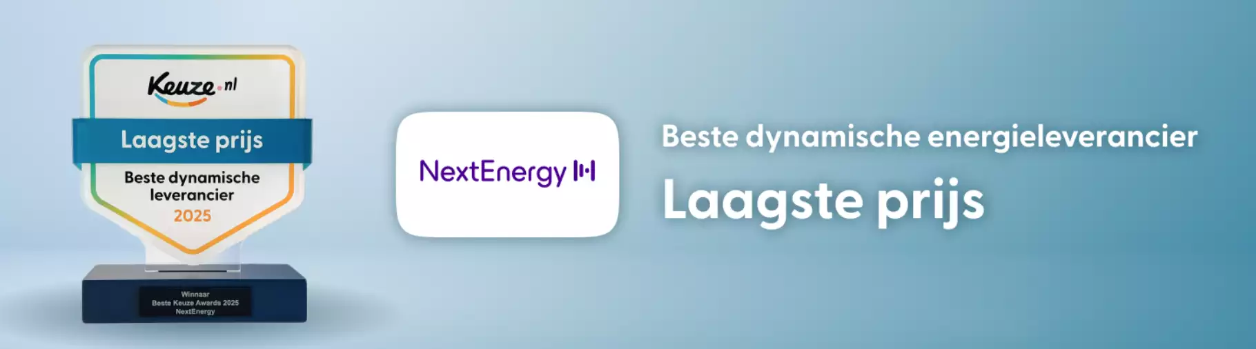 NextEnergy beste dynamische leverancier met laagste prijs