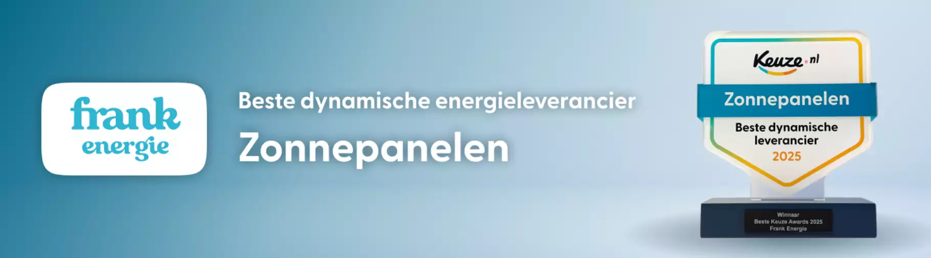 Frank Energie beste dynamische leverancier voor zonnepanelen
