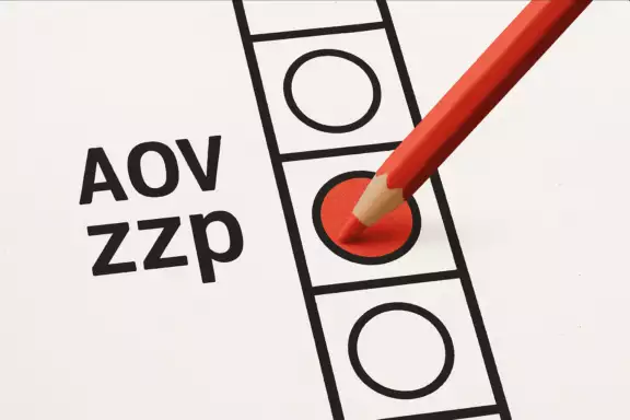Afbeelding van stemmen over de verplichte AOV voor zzp