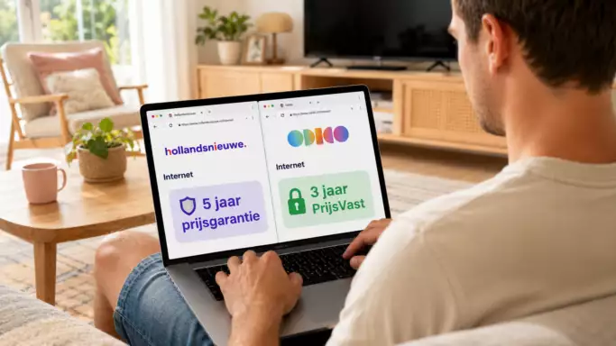 AIfbeelding van internet prijsgarantie bij Odido en hollandsnieuwe