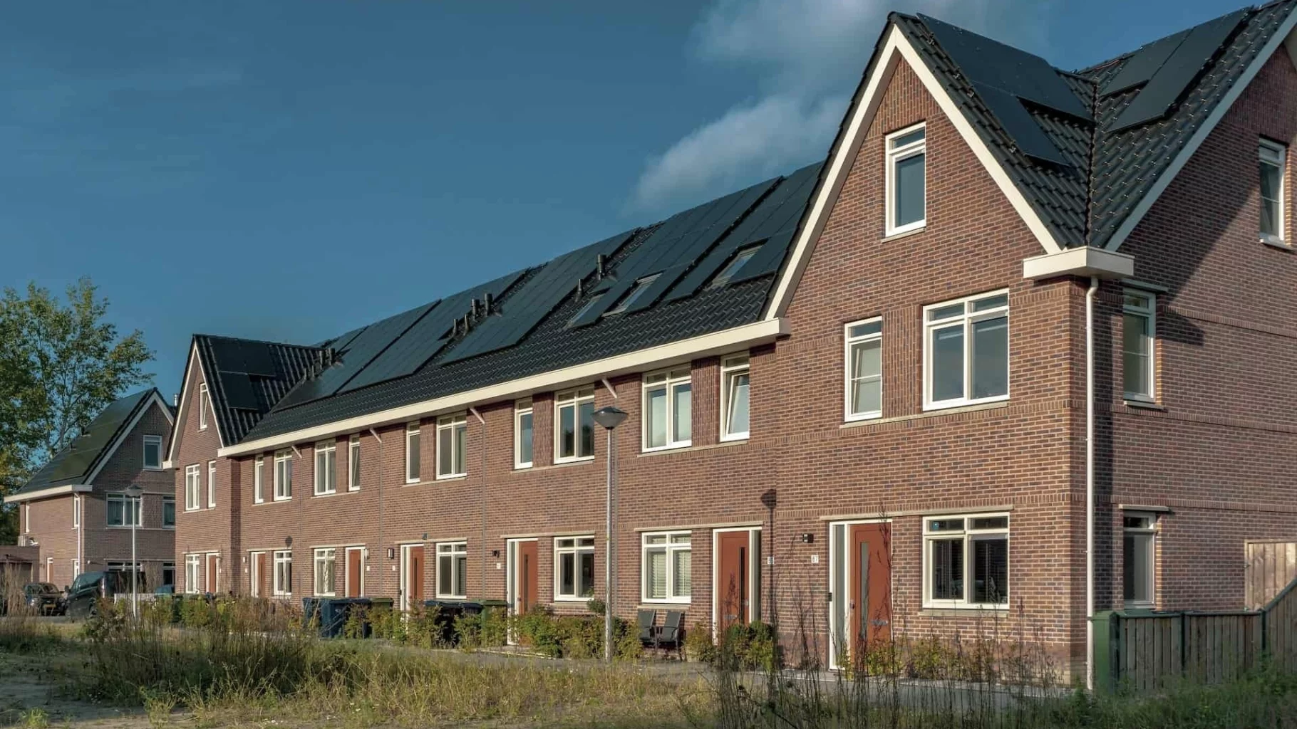 Afbeelding van huis met zonnepanelen