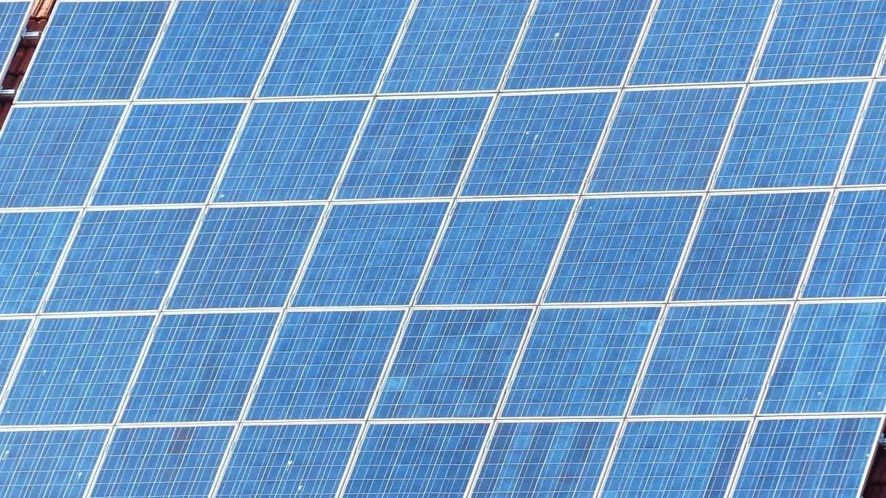 Afbeelding van zonnepanelen op dak