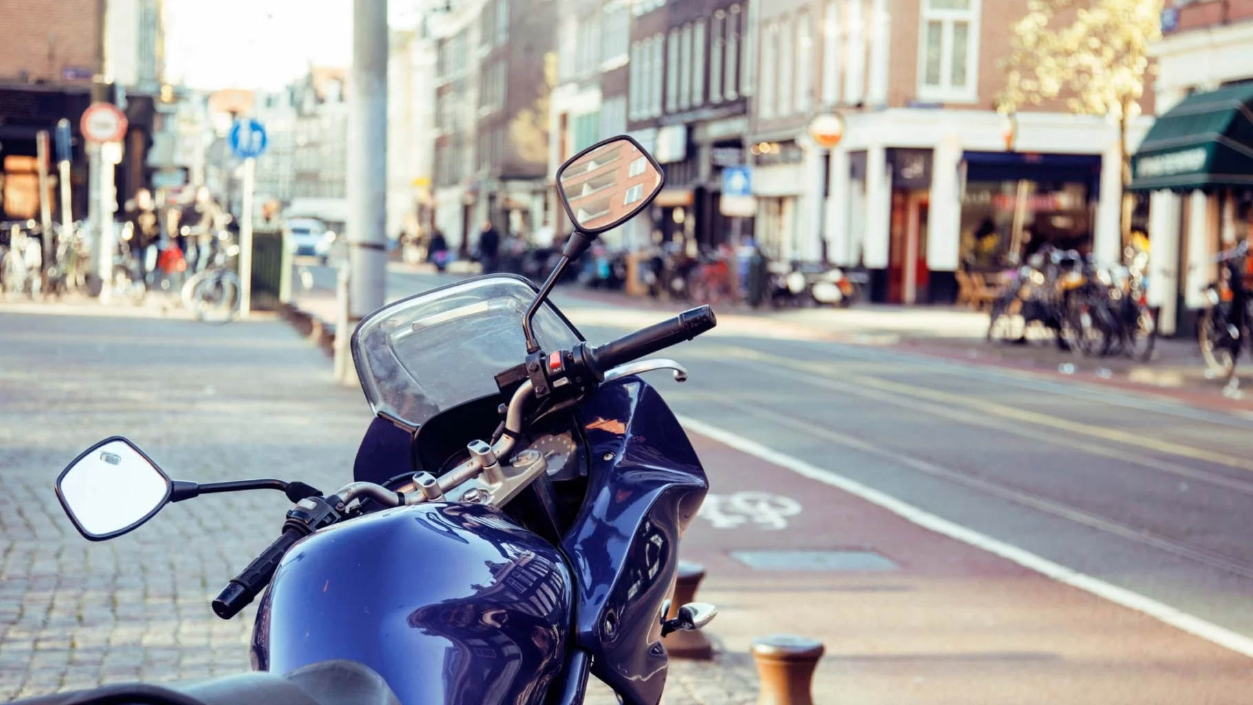 Afbeelding motor in Amsterdam