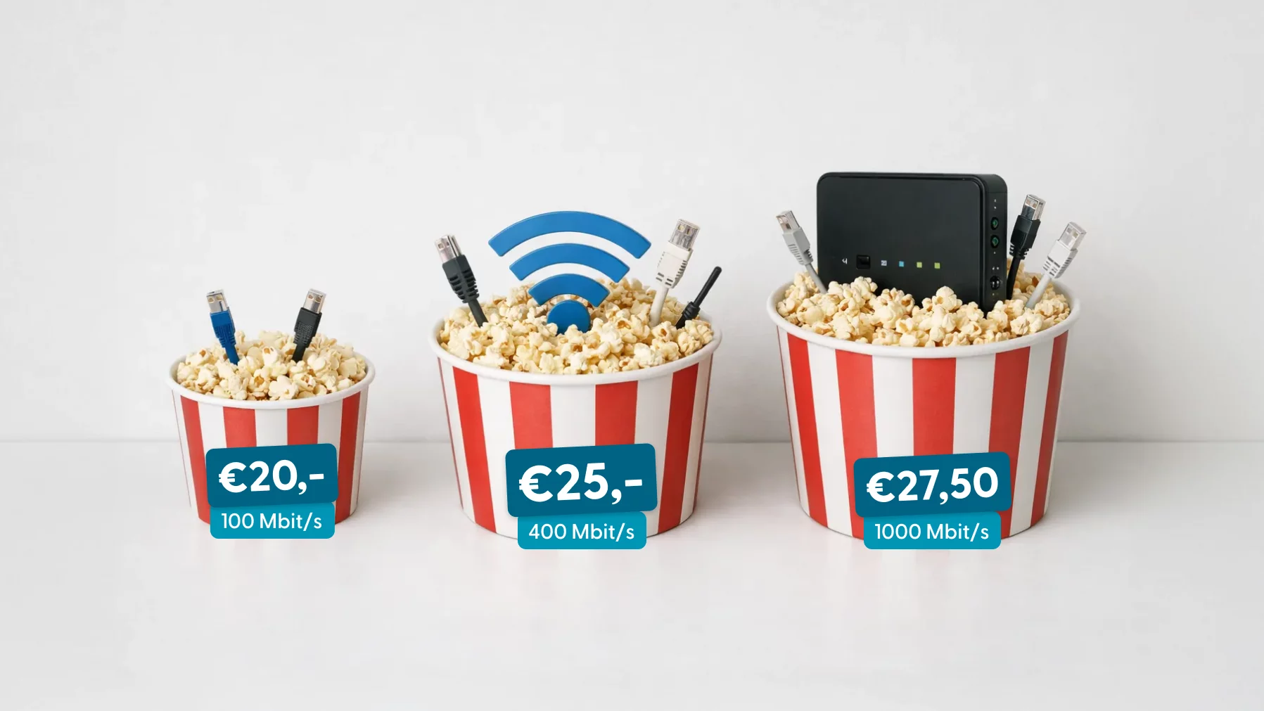 De popcorn-truc bij internet providers: zo betaal je ongemerkt te veel