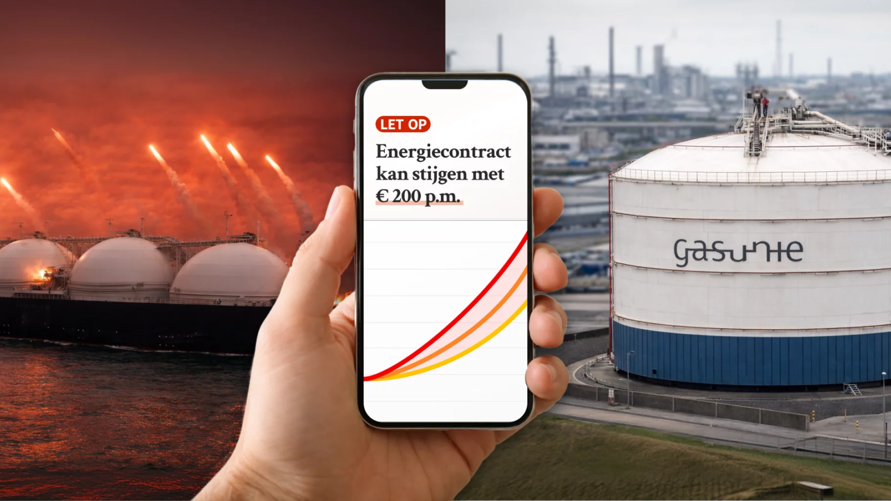 Jouw energierekening stijgt tot € 200 extra per maand als gasprijs hoog blijft