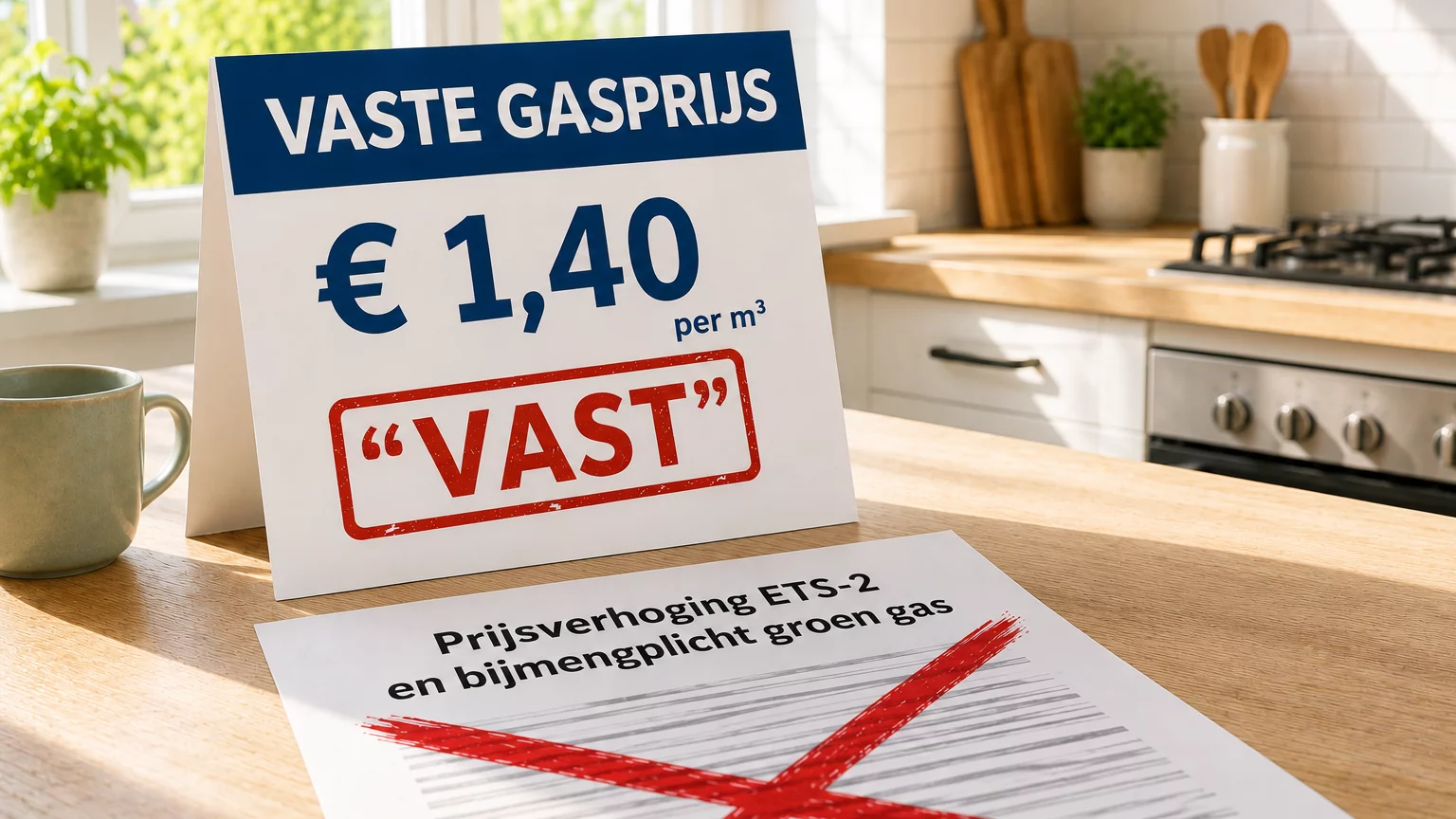 Afbeelding van vaste gasprijs verplicht bij meerjarige contracten