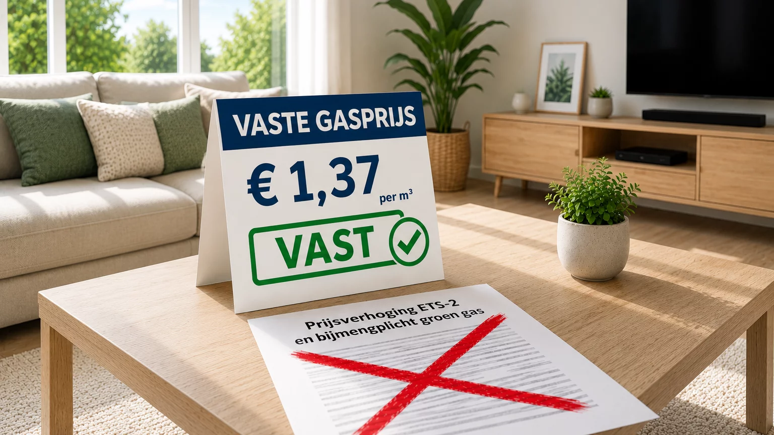 Afbeelding van vaste gasprijs claim