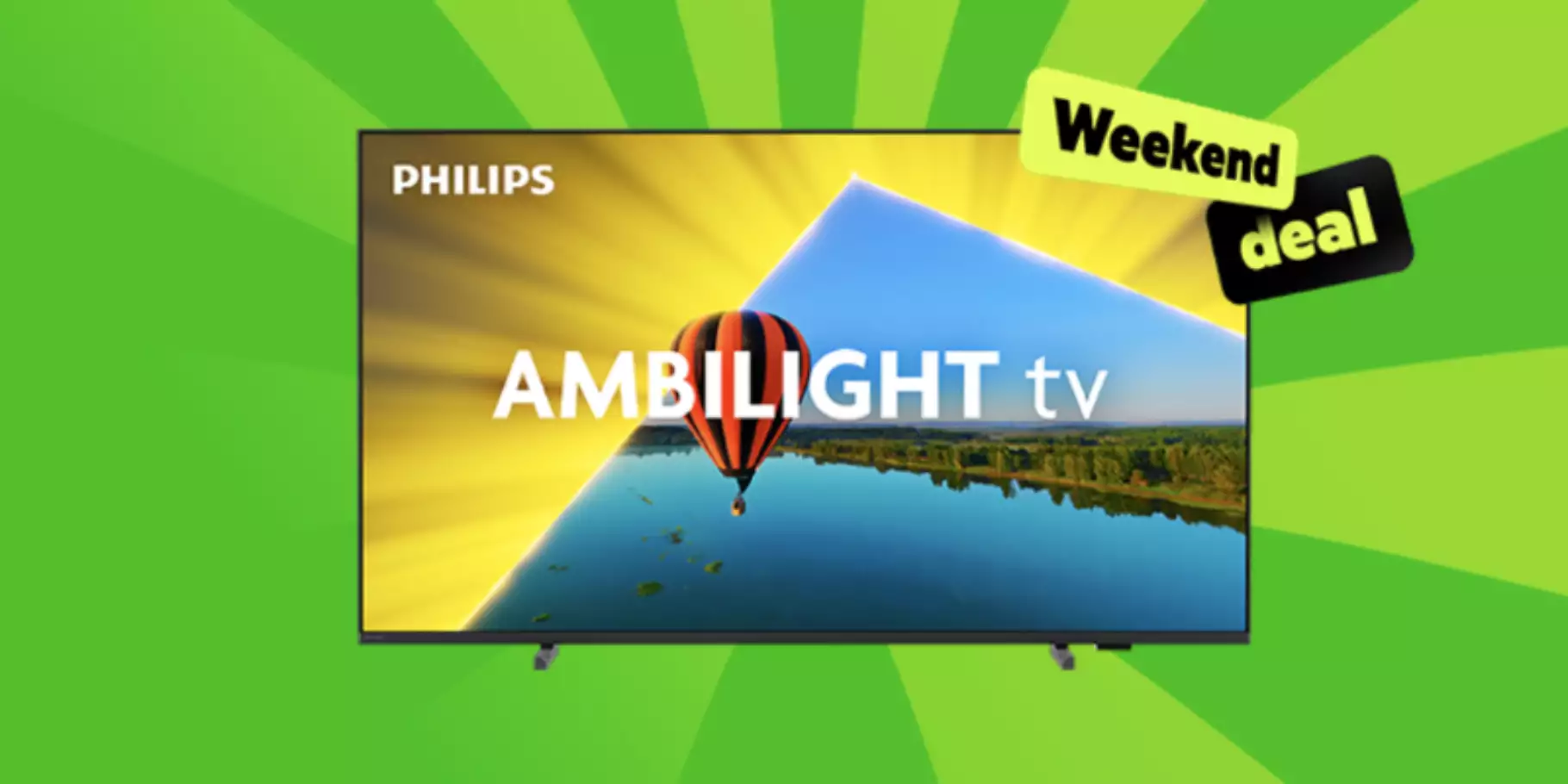 KPN weekenddeal Philips tv Afbeelding van KPN weekenddeal Philips Ambilight Smart tv