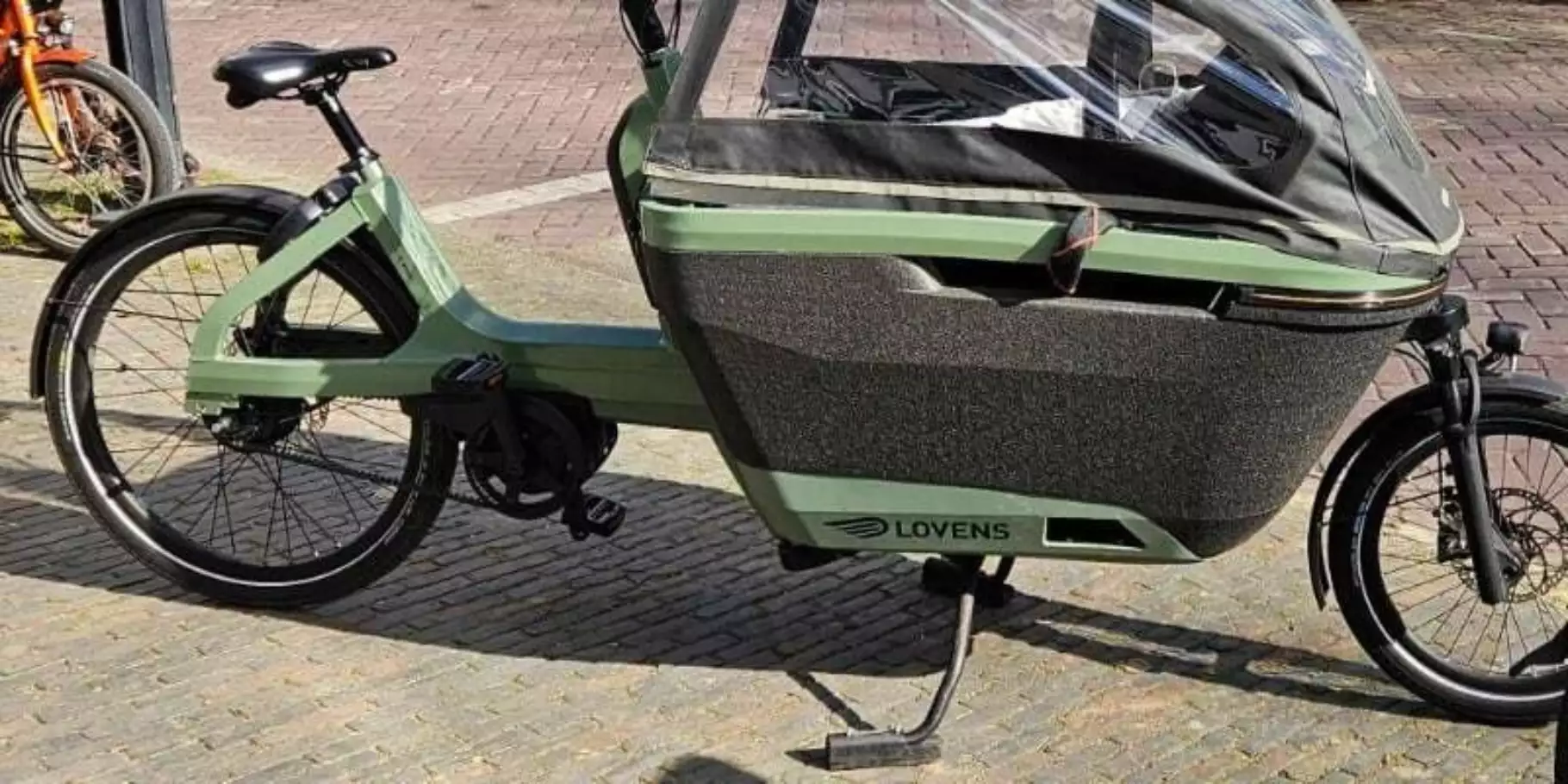 Afbeelding van een elektrische bakfiets