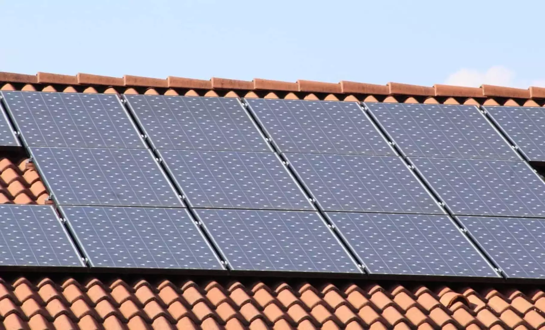 Afbeelding van huis met zonnepanelen