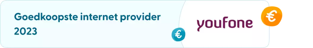Goedkoopste internet provider Youfone