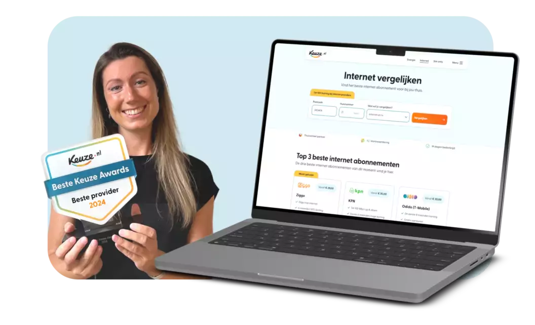 Internet vergelijken op Keuze.nl Internetvergelijker van Keuze.nl