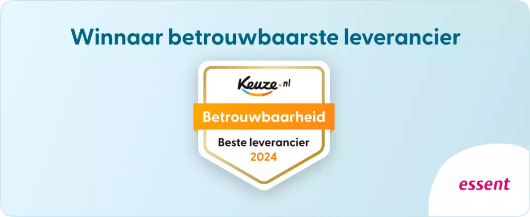 Essent 1e plaats betrouwbaarheid