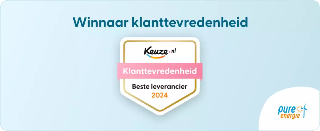 Pure Energie winnaar klanttevredenheid