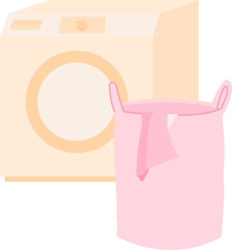 Wasmachine illustratie