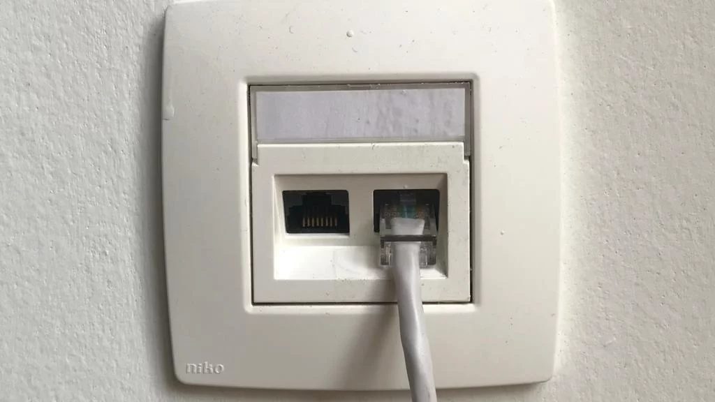 DSL aansluitpunt voorbeeld