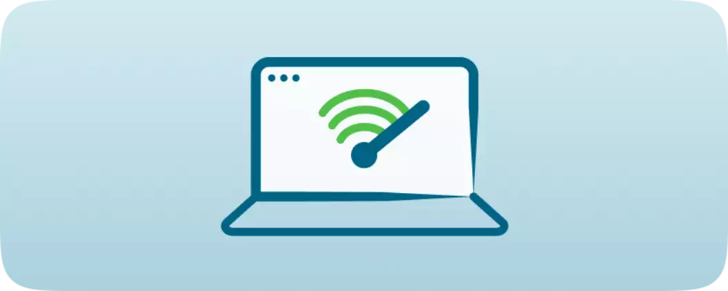 Icoon van internet snelheidsmeter