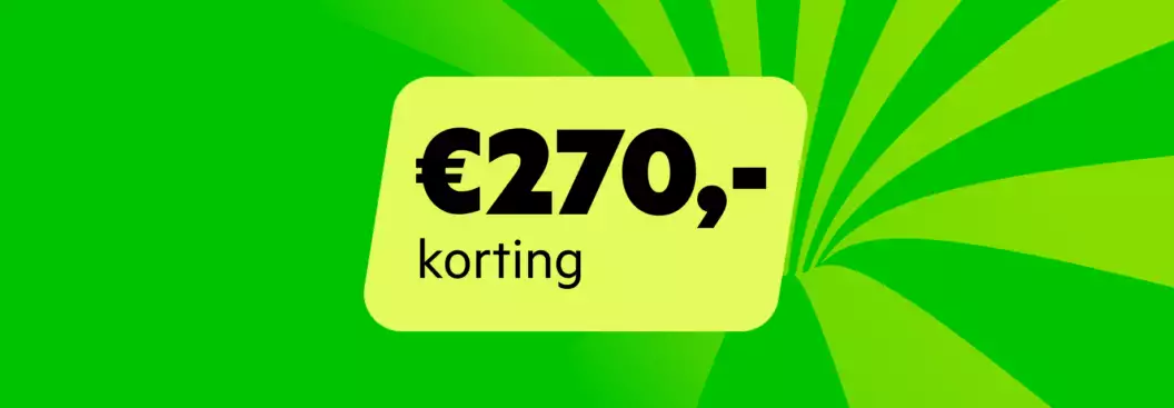 207,- euro korting 207,- euro korting