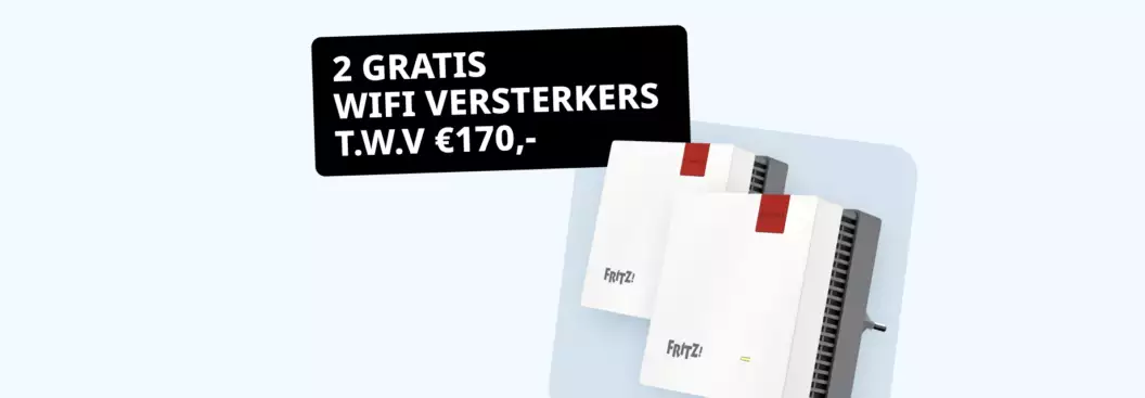 2 gratis Wifi versterkers Wifi versterkers