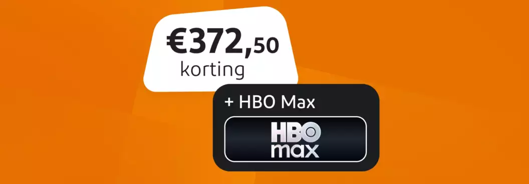 372,50 euro korting plus HBO Max 372,50 euro korting plus HBO Max