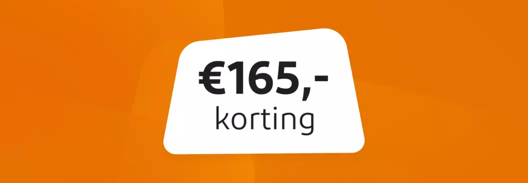 165,- euro korting 165,- euro korting