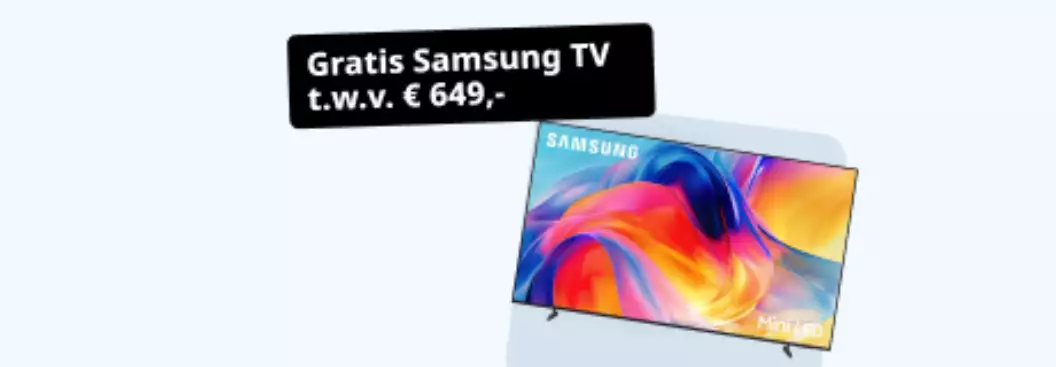 Gratis Samsung tv bij Solcon internet abonnement