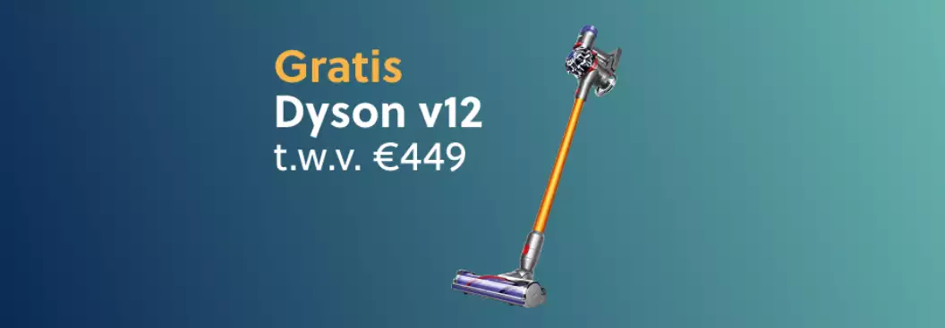 Gratis dyson stofzuiger bij Meervoordeel