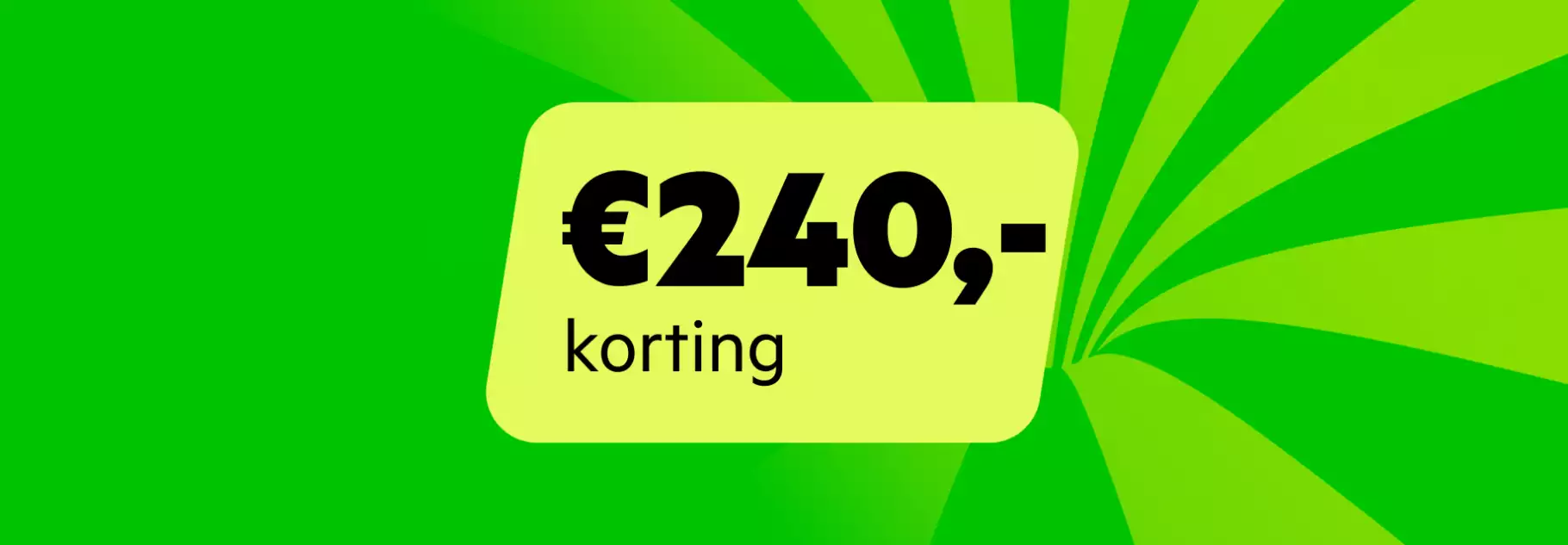 KPN internet actie met 240 euro korting