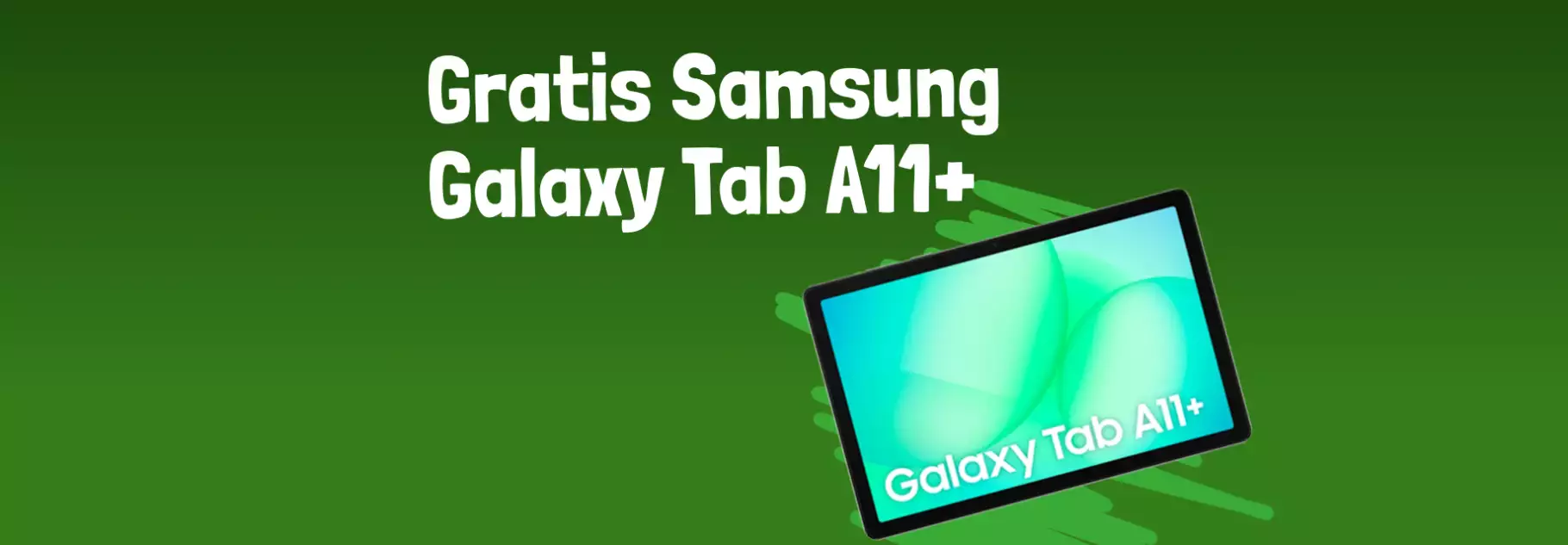Gratis Samsung Galaxy A11+ bij Budget internet