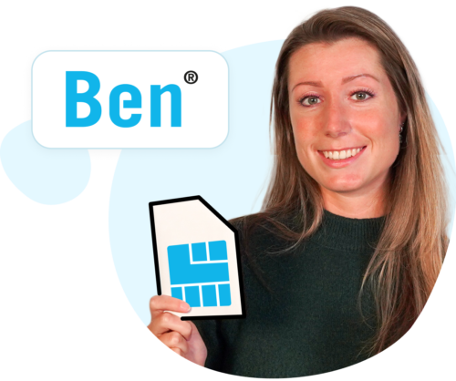 Telefoon met Ben logo