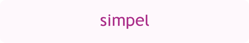 Simpel logo banner