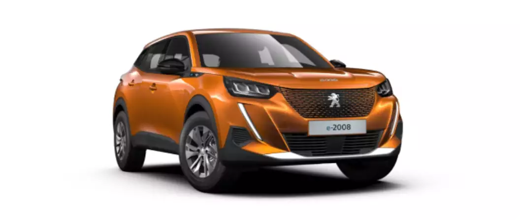 Peugeot e-2008 private lease voorbeeld