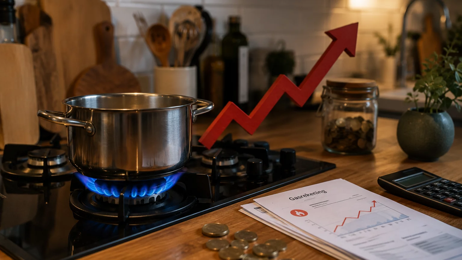 Eneco en Oxxio verhogen de gasprijs met 5% in één dag