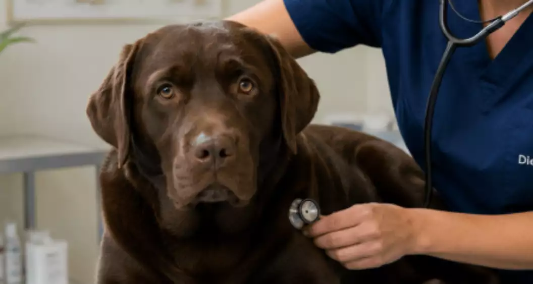 Zieke hond