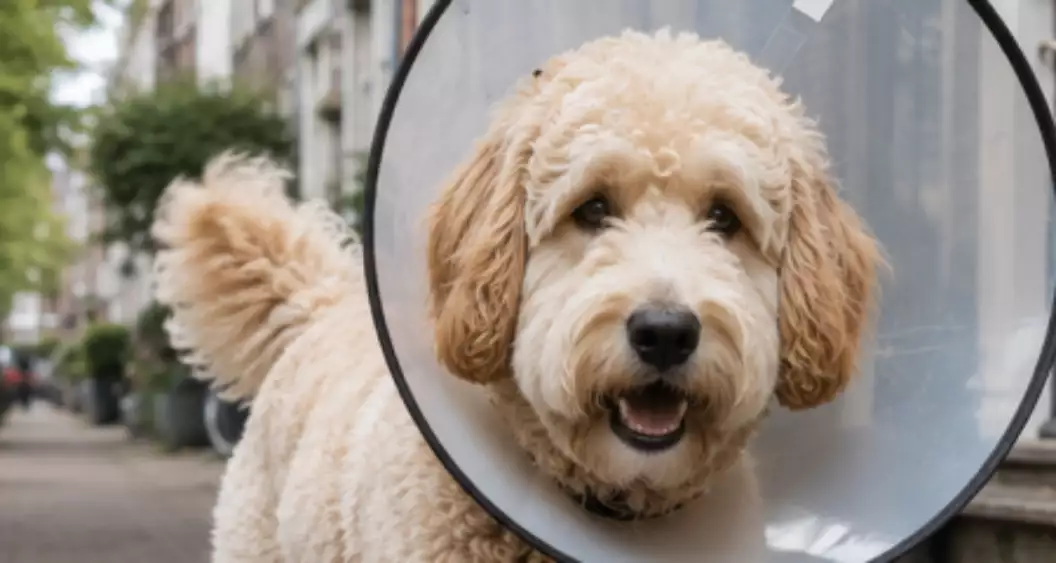Hond met kap