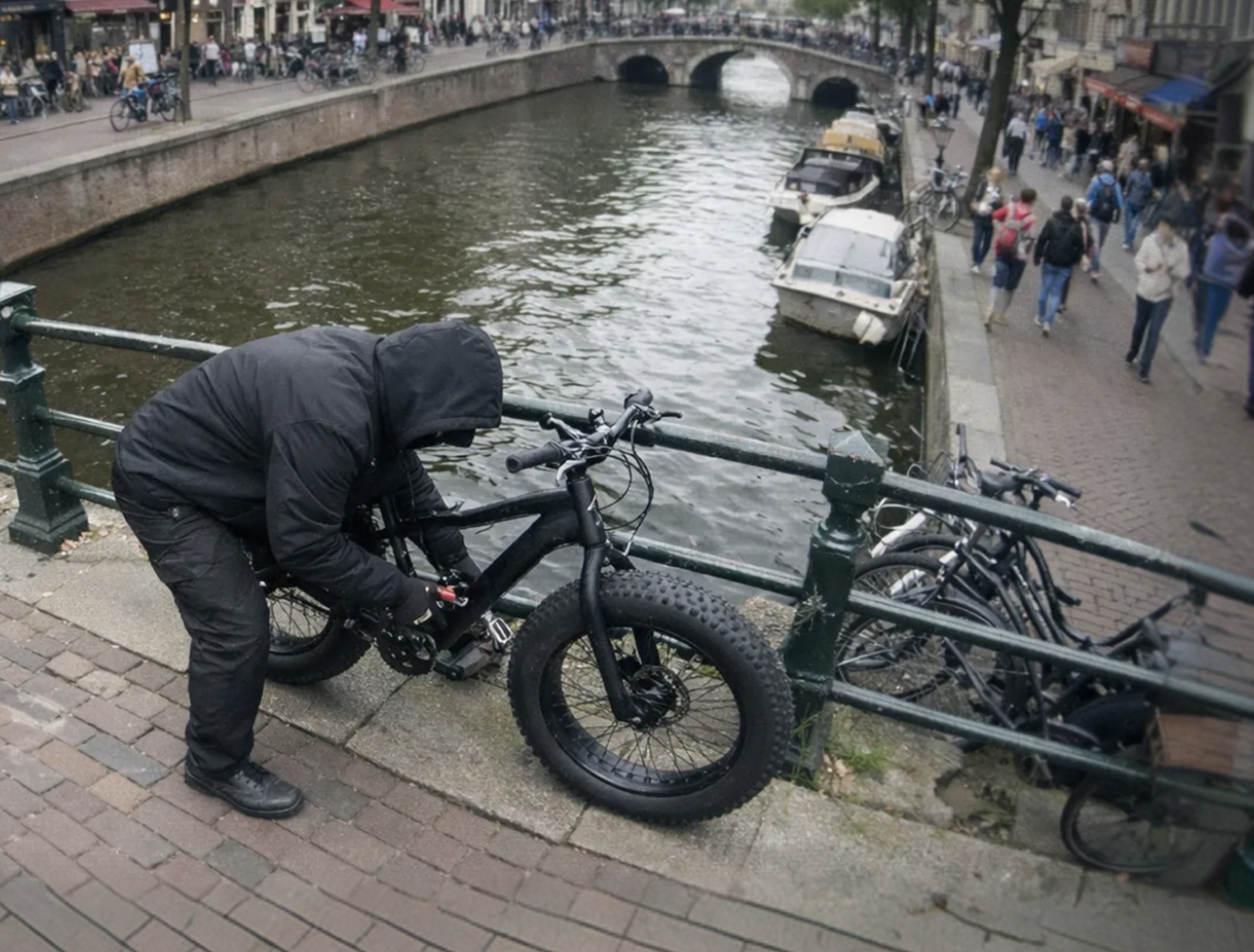 Fatebike wordt gestolen in stad